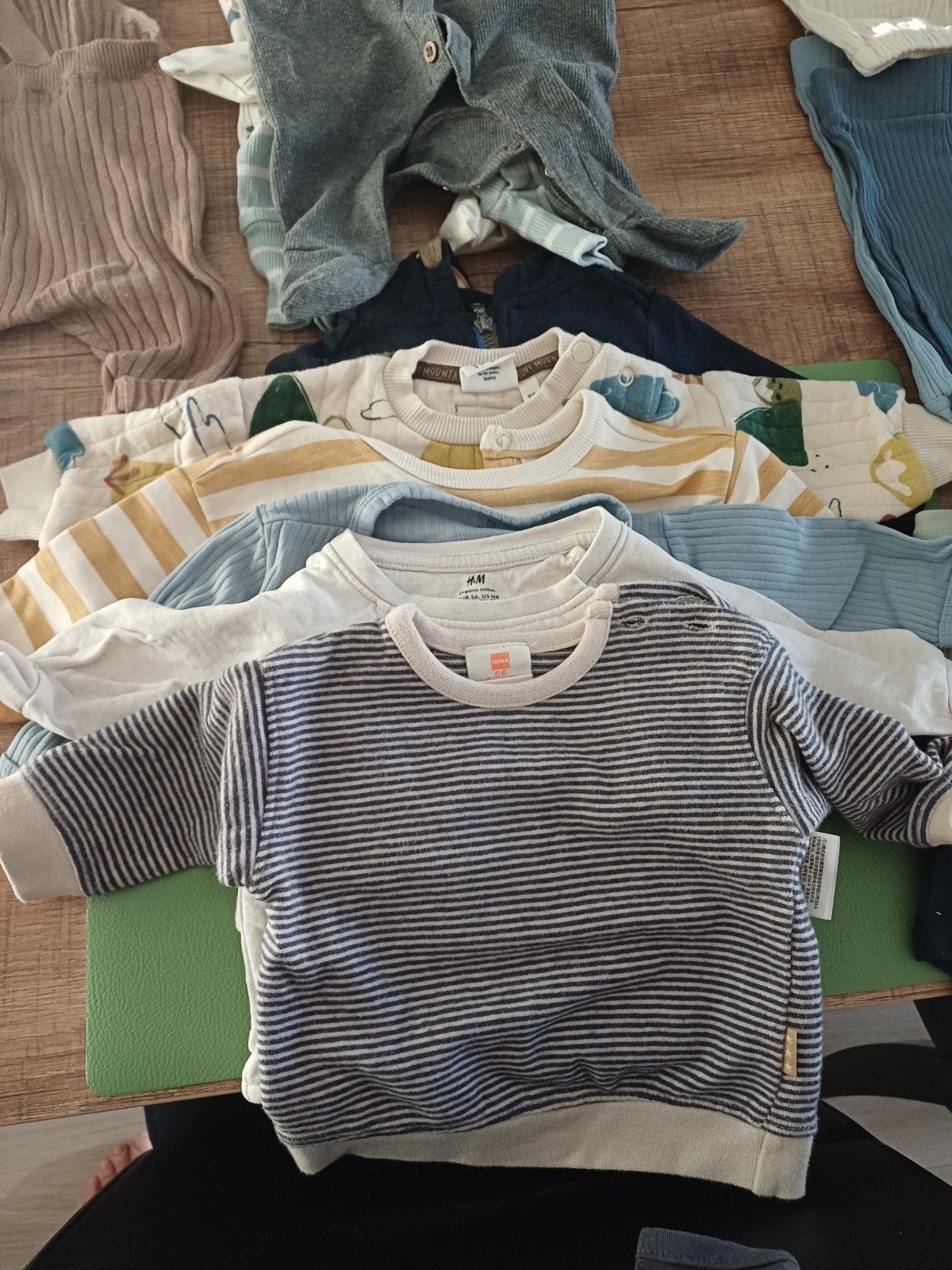 61 stuks Babykleding 50 tot 68 Niet/enkele x gedragen, Enlèvement, Taille 50