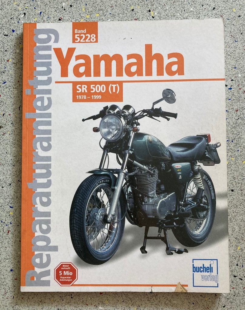 Manuel de réparation de la Yamaha SR 500 (T) 1978-1999, Livres, Enlèvement ou Envoi, Comme neuf, Marque ou Modèle