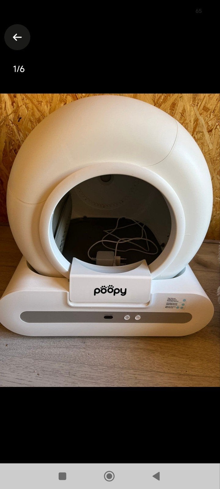 Poopy Nano 2 Zelfreinigende Kattenbak, Dieren en Toebehoren, Kattenbakken, Ophalen, Zelfreinigend, Zo goed als nieuw