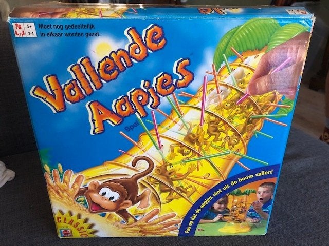 Vallende appjes spel, Drie of vier spelers, Ophalen of Verzenden, Gebruikt, Mattel