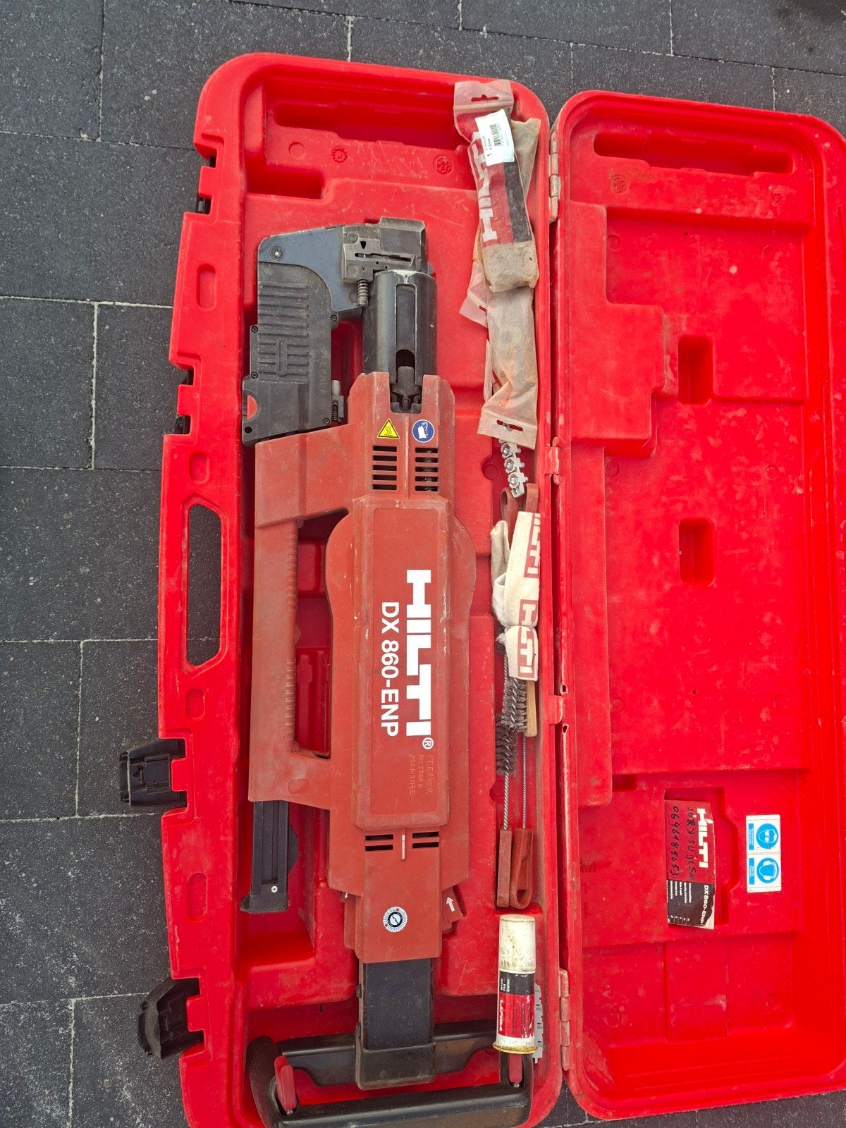HILTI DX860-ENP, Enlèvement