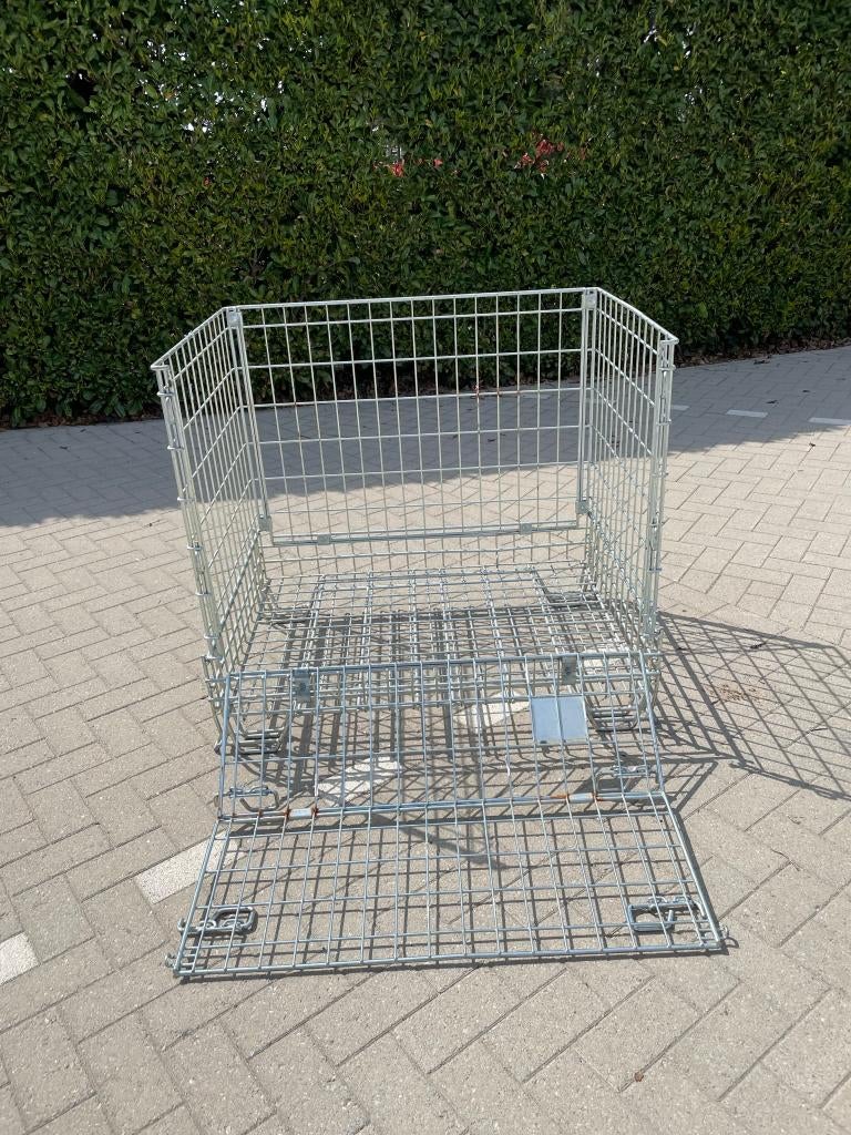 Gitterboxen – draadcontainers – gaascontainers, Enlèvement