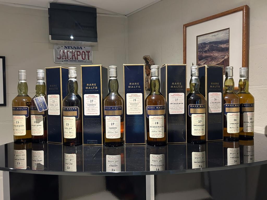 Whisky - Sélection de malts rares - 8 bouteilles uniques, Collections, Enlèvement, Comme neuf