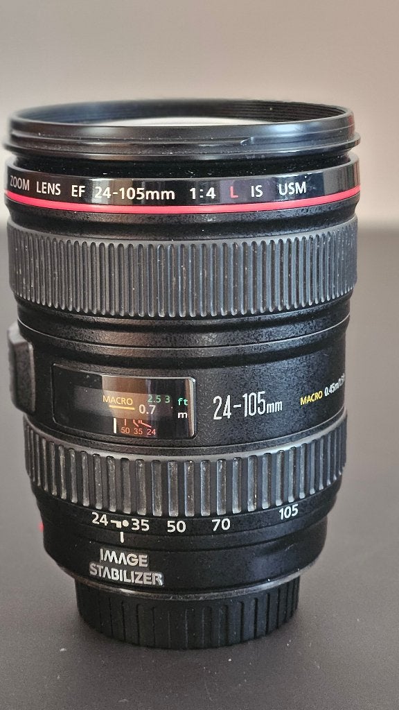 Canon EF 24-105 L 1:4 objectief, Audio, Tv en Foto, Foto | Lenzen en Objectieven, Gebruikt, Canon, Canon EF, Telelens