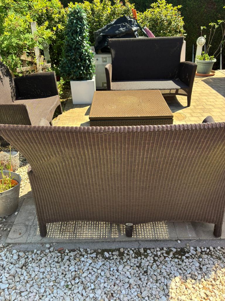 Bruine Bristol loungeset, Tuin en Terras, Tuinsets en Loungesets, Ophalen, Zo goed als nieuw, Loungeset