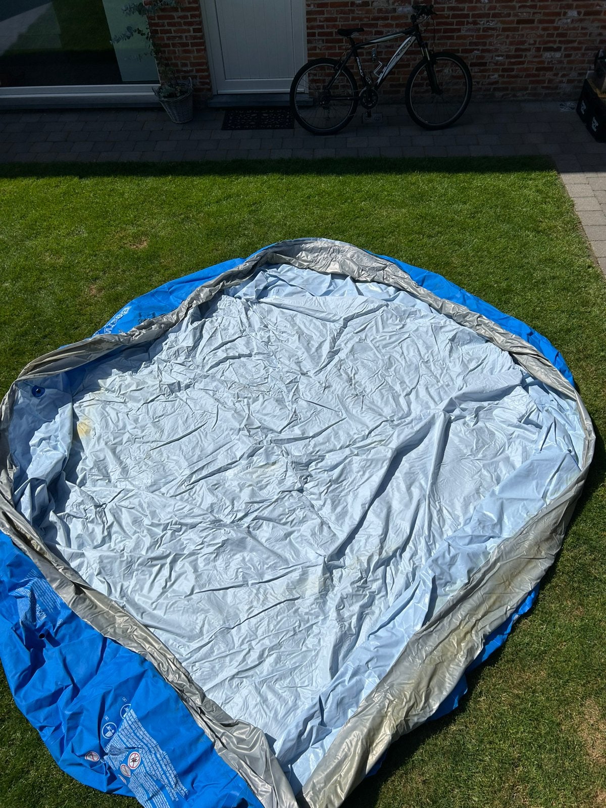 Volledig zwembad met afdekzeil en toebehoren, Tuin en Terras, Ophalen, Gebruikt, Rond