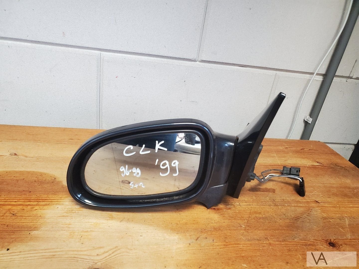 Mercedes CLK W208 spiegel links zelfdimmend 7 draden 96-00, Gebruikt, -, Ophalen of Verzenden, -