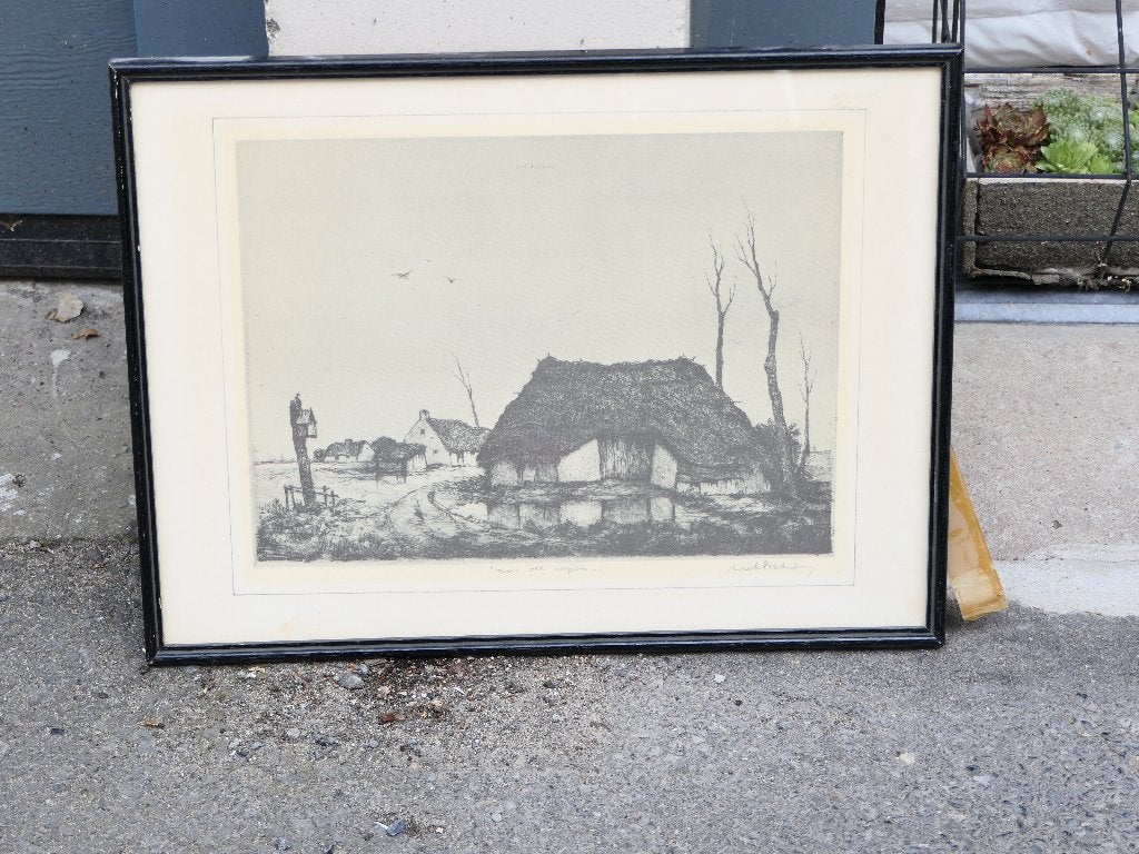 TEKENING, Antiek en Kunst, Kunst | Tekeningen en Fotografie, Ophalen, Tekening