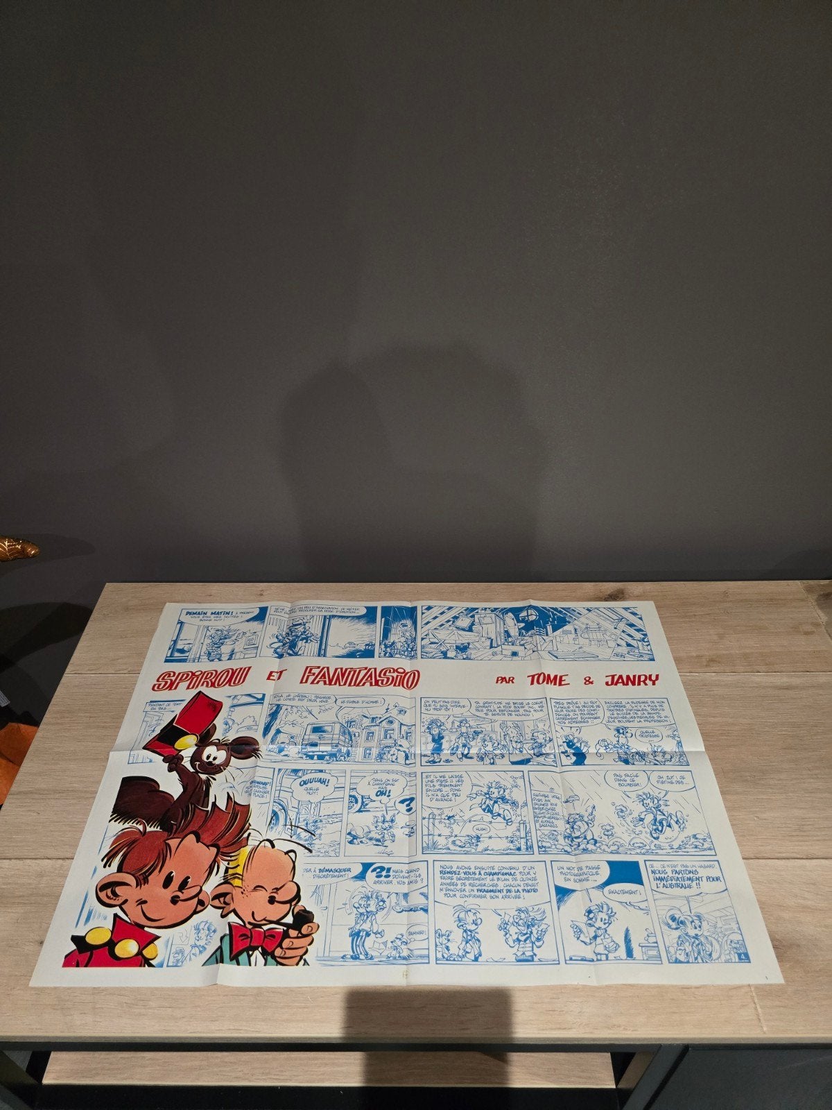 Poster Spirou n2333 – Tome & Janry / École de la BD – 1982, Collections, Enlèvement ou Envoi