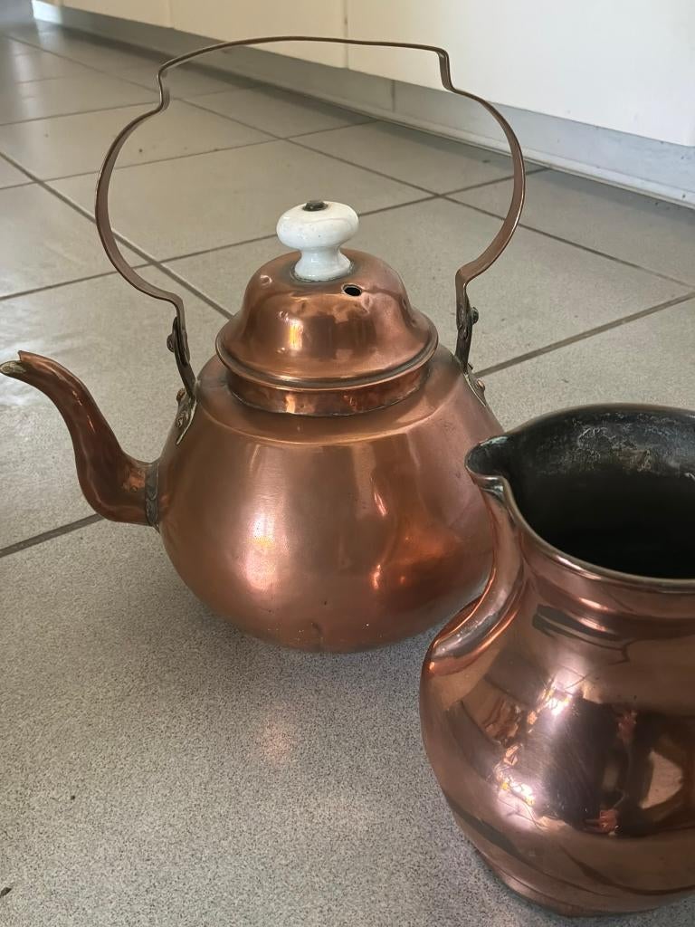Koperen kannen, Antiek en Kunst, Ophalen, Koper