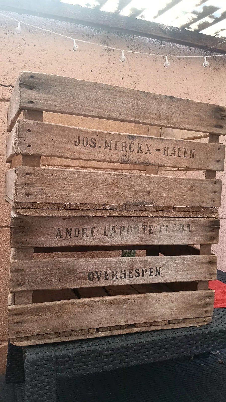 Decoratieve fruitkisten 2 stuks, Ophalen