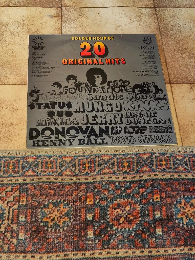 Lp Golden Hour Of 20 Original Hits - Vol. 2, CD & DVD, Vinyles | Compilations, Enlèvement ou Envoi, Utilisé, Autres formats, Autres genres