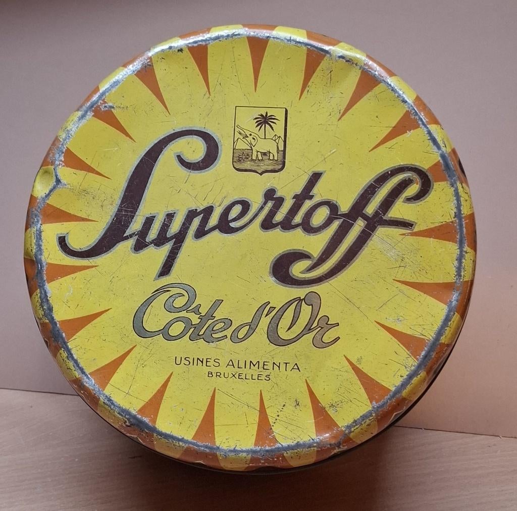 Rare ancienne boîte  de chocolat Côte d'Or. Supertoff, Enlèvement ou Envoi
