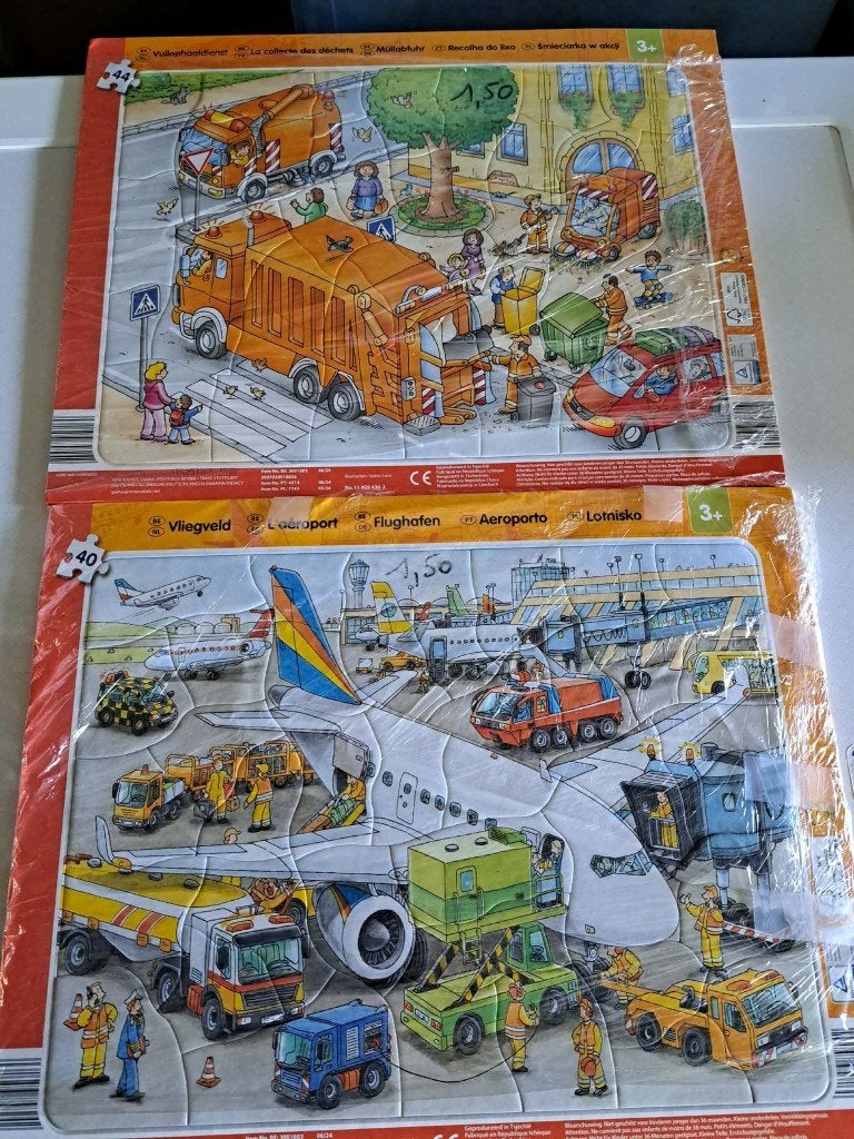Lot puzzle enfant, Enlèvement