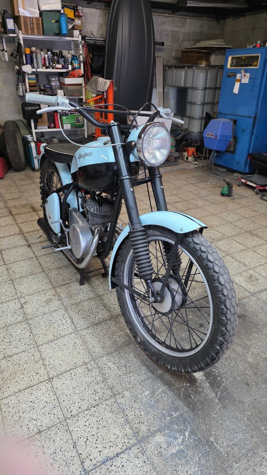 Peugeot 56ts motorfiets uit 1960, Fietsen en Brommers, Brommers | Oldtimers, Overige merken, Ophalen