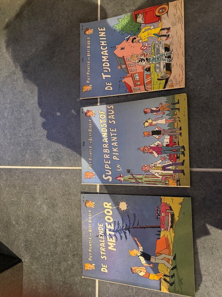 3 Piet pienter en Bert Bibber strips, Plusieurs BD, Enlèvement, Comme neuf, POM