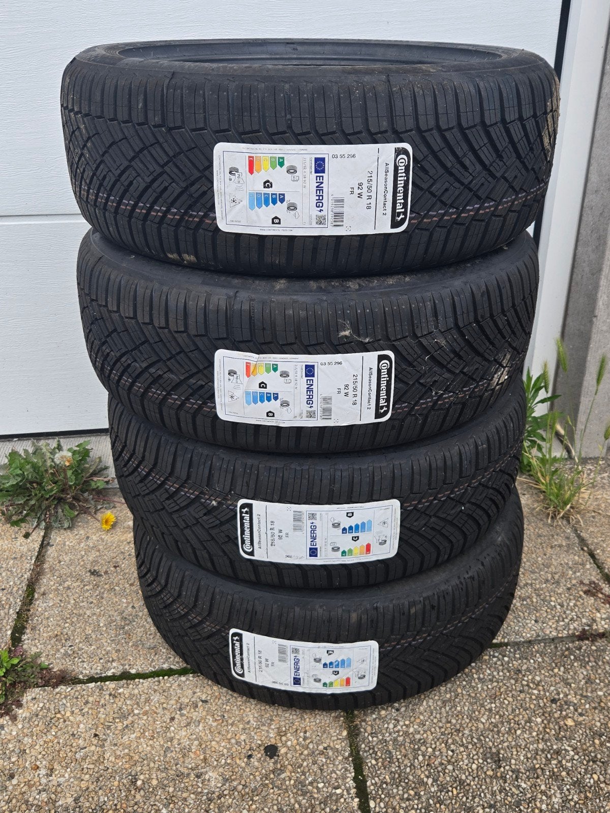 4 pneus NEUFS Continental AllSeasonContact2 – 215/50 R18 92W, Autos : Pièces & Accessoires, Pneus & Jantes, Enlèvement, 4 Saisons