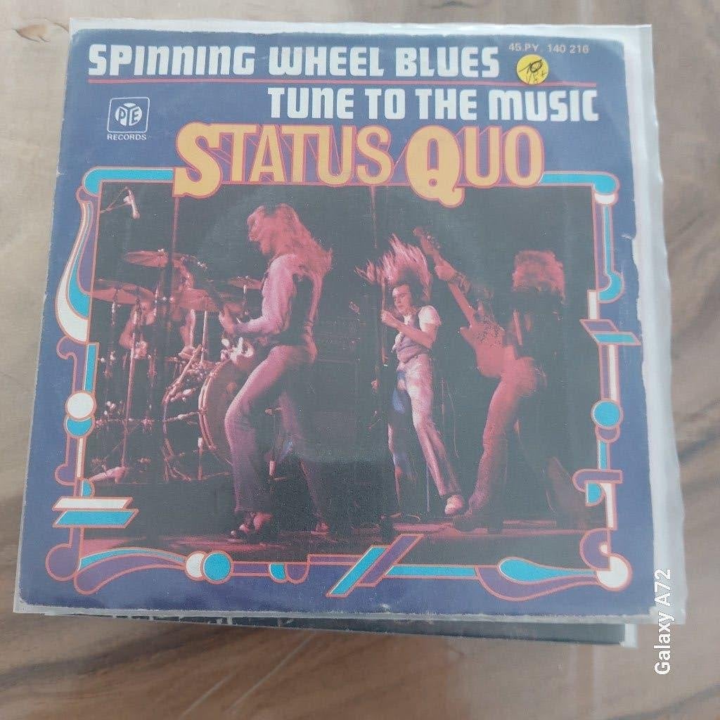 status quo spinning wheel blues, Gebruikt, 7 inch, Ophalen of Verzenden, Rock en Metal