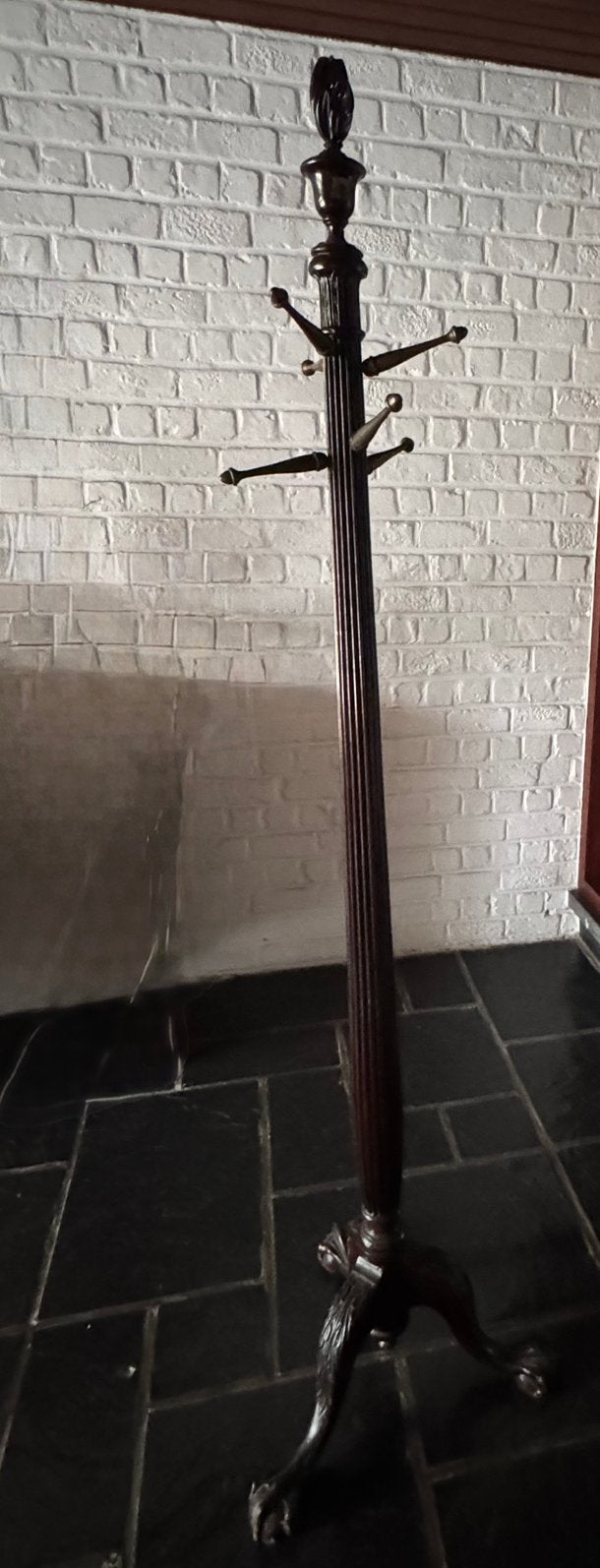 Porte-manteaux sur pied style vintage ht 1m76, Ophalen, Zo goed als nieuw, Staande kapstok, 150 tot 200 cm