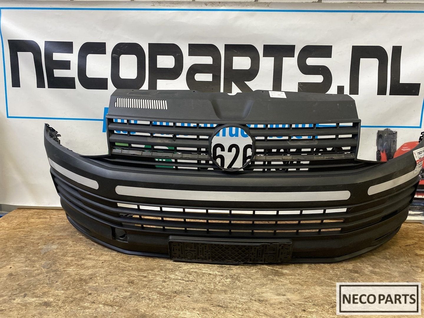VOLKSWAGEN TRANSPORTER T6 VOORBUMPER BUMPER ORIGINEEL, Arrière, Volkswagen, -, Utilisé