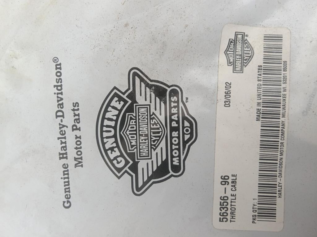 Glaskabel Harley Davidson, Hobby en Vrije tijd, Stempelen, Ophalen of Verzenden