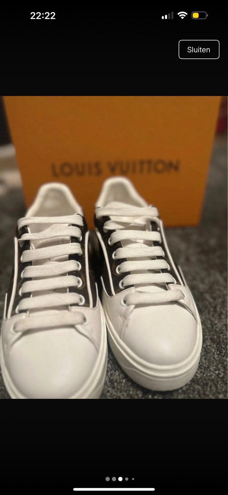Louis vuitton, Ophalen of Verzenden, Zo goed als nieuw, Wit