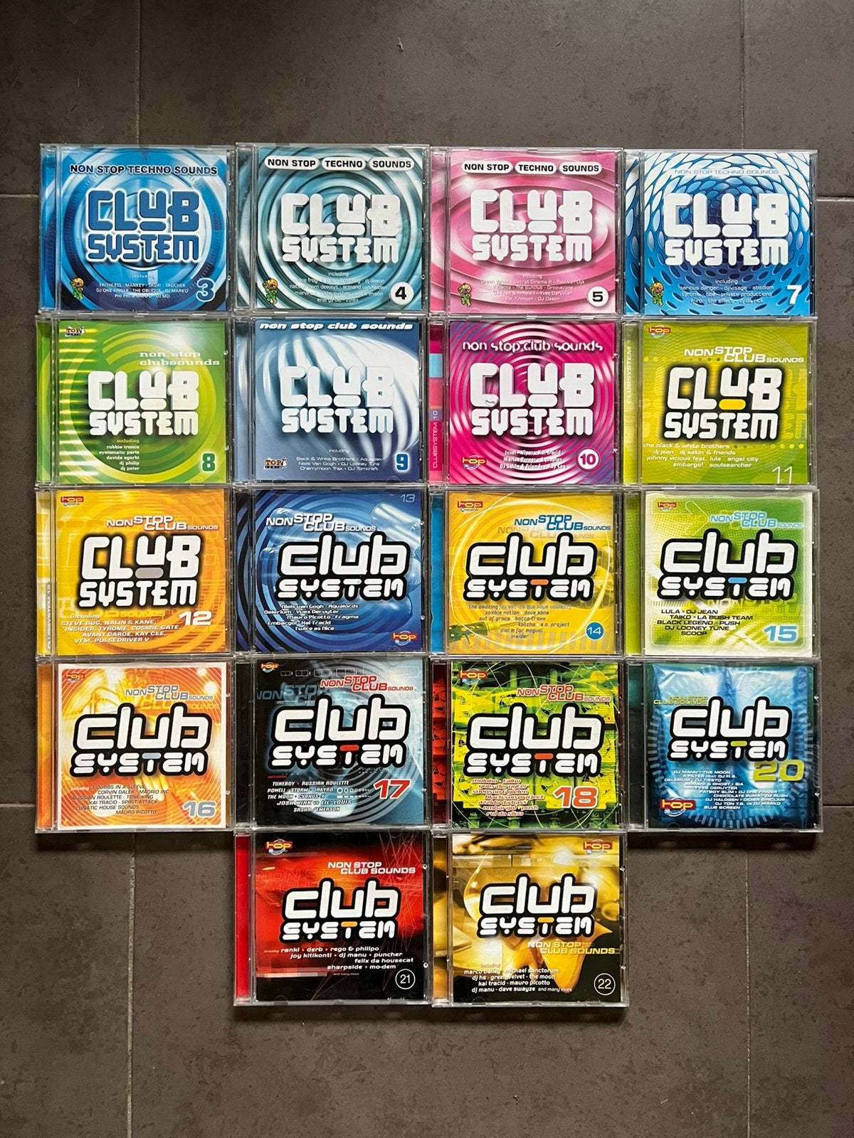Club system Lot House Techno Trance, CD & DVD, CD | Dance & House, Enlèvement ou Envoi, Comme neuf