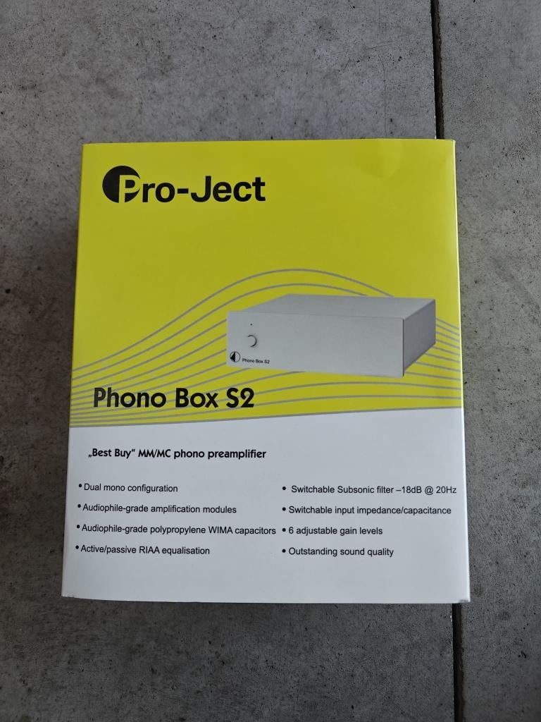 Pro-Ject Phono Box s2, Audio, Tv en Foto, Platenspelers, Ophalen of Verzenden, Nieuw, Platenspeler-onderdeel, Overige merken