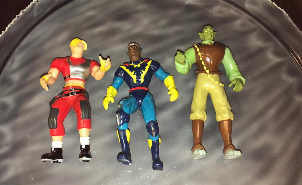 Vintage Flash Gordon-figuren uit 1998, Gebruikt