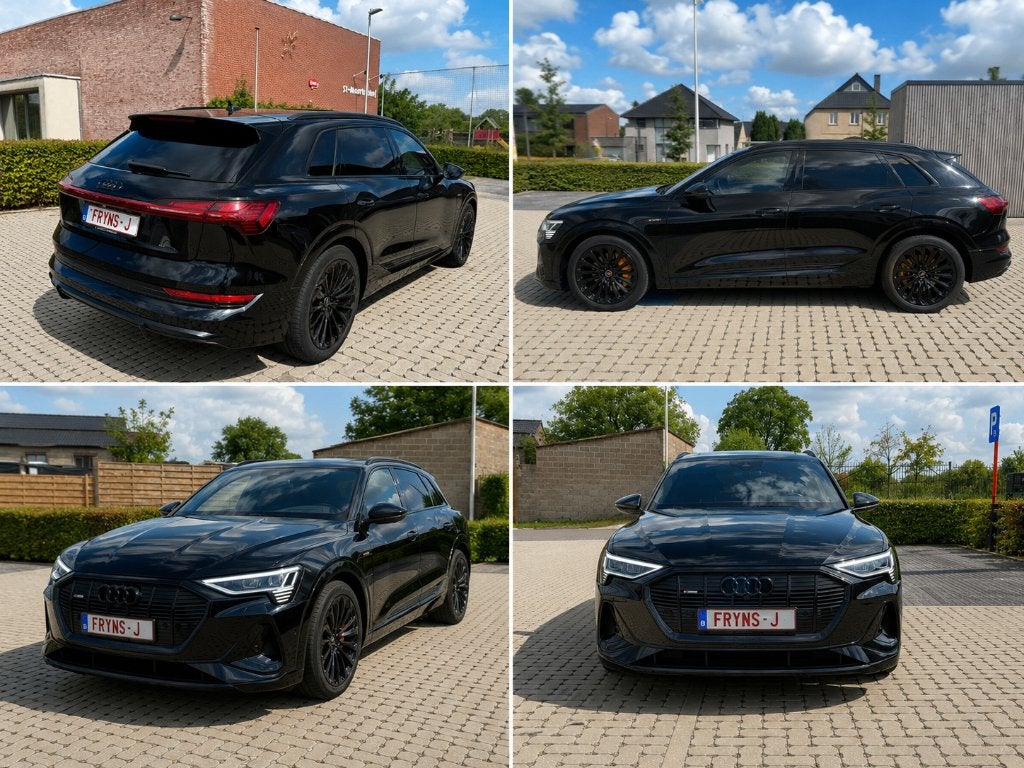 Audi e-tron 50 quattro – 2022 – 38dkm – BTW VERREKENBAAR, Auto's, Audi, Automaat, Dealer onderhouden, Zwart, Elektrisch