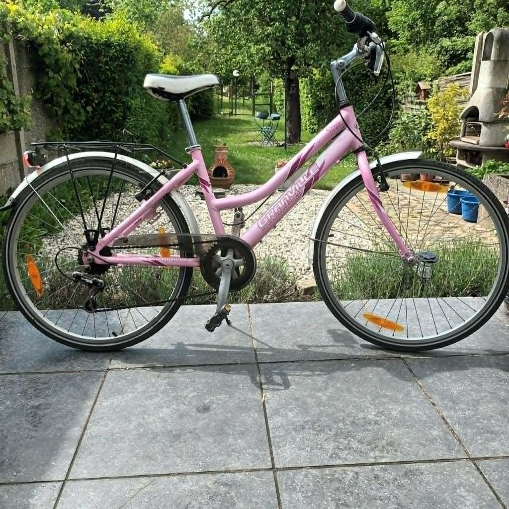 meisjesfiets, Fietsen en Brommers, Fietsen | Meisjes, Ophalen, 24 inch, Granville, Velgrem