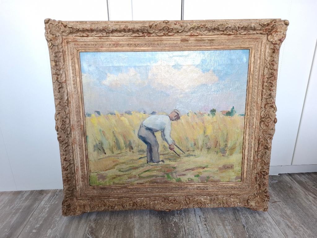 Pieter De Mets (Antwerpen 1880 - Kapellen 1965) Olie op doek, Antiek en Kunst, Ophalen