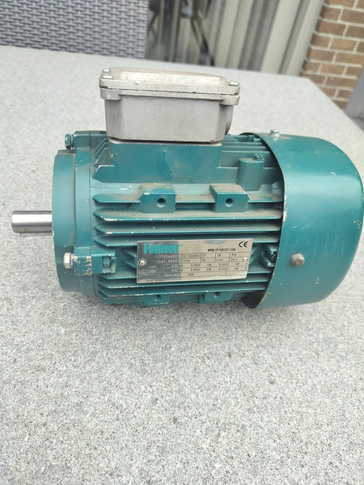 Moteur électrique 380V, Bricolage & Construction, Moteurs, Enlèvement, Moteur électrique