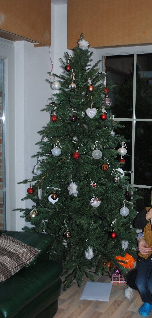 Luxe kerstboom 210 cm, Diversen, Ophalen, Zo goed als nieuw