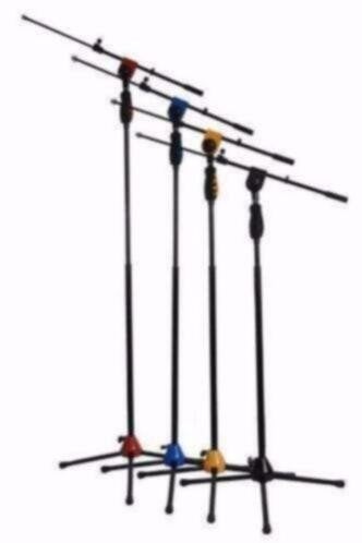 Zware professionele microfoon statief Zwart, Musique & Instruments, Pieds, Enlèvement ou Envoi, Neuf, Micro
