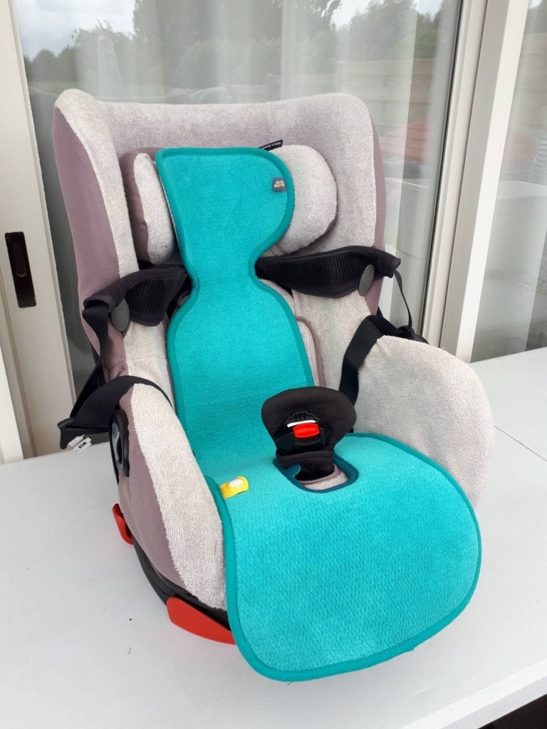 Bébéconfort Axiss autostoel + badstof hoes + AreoMoov, Kinderen en Baby's, 9 t/m 18 kg, Slaapstand, Ophalen, Overige merken