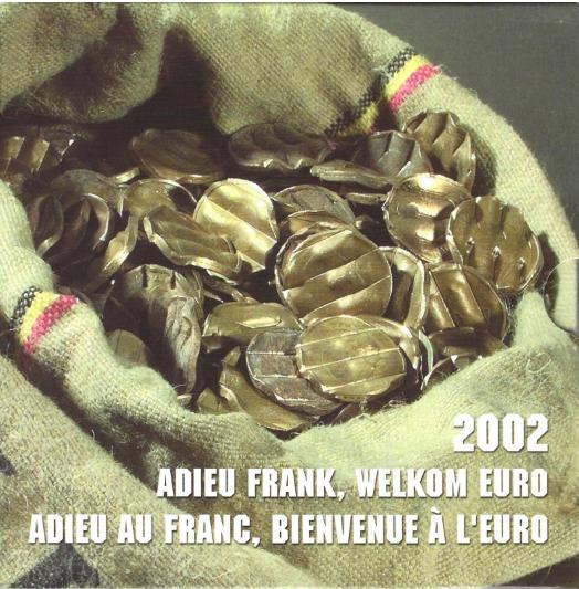 BU-set België 2002 Welkom euro, Ophalen of Verzenden, België