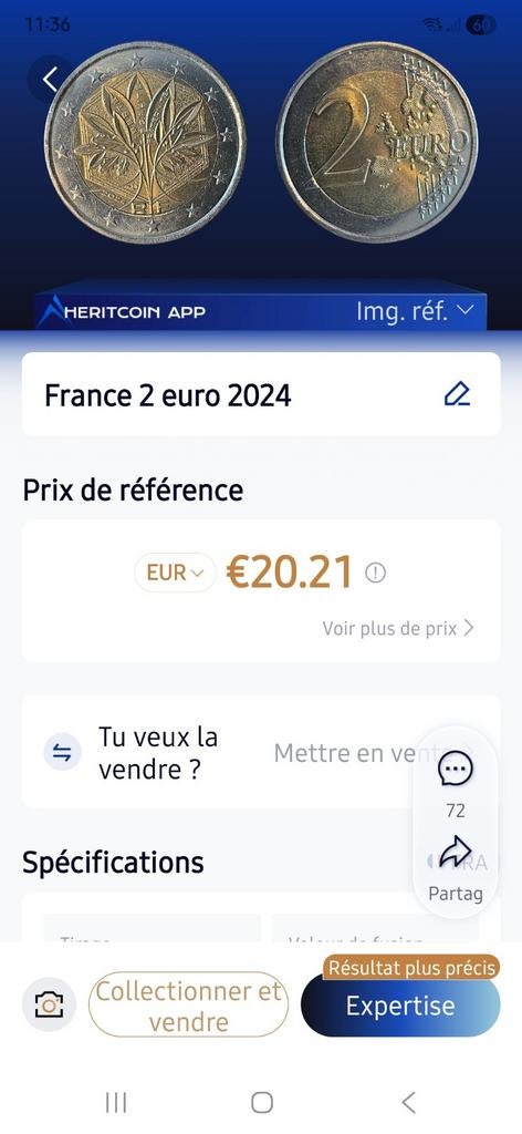 Pièce de 2 euro rare, Timbres & Monnaies, Monnaies | Europe | Monnaies euro, Naissance ou Mariage, Monnaie en vrac, Enlèvement
