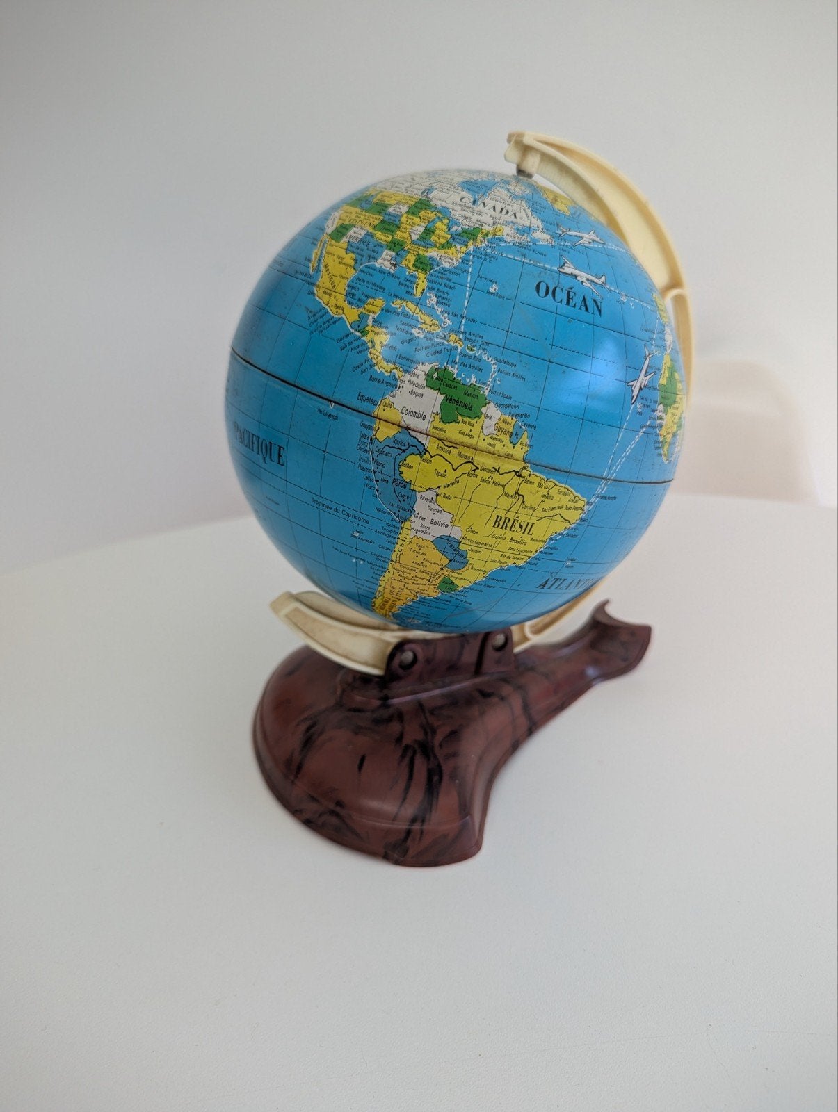 Map monde vintage, Enlèvement ou Envoi