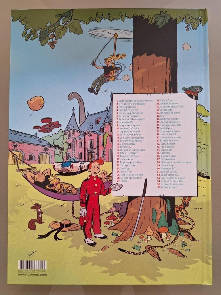 Spirou et Fantasio T56 EO La mort de Spirou - Schwartz, Ophalen of Verzenden, Zo goed als nieuw