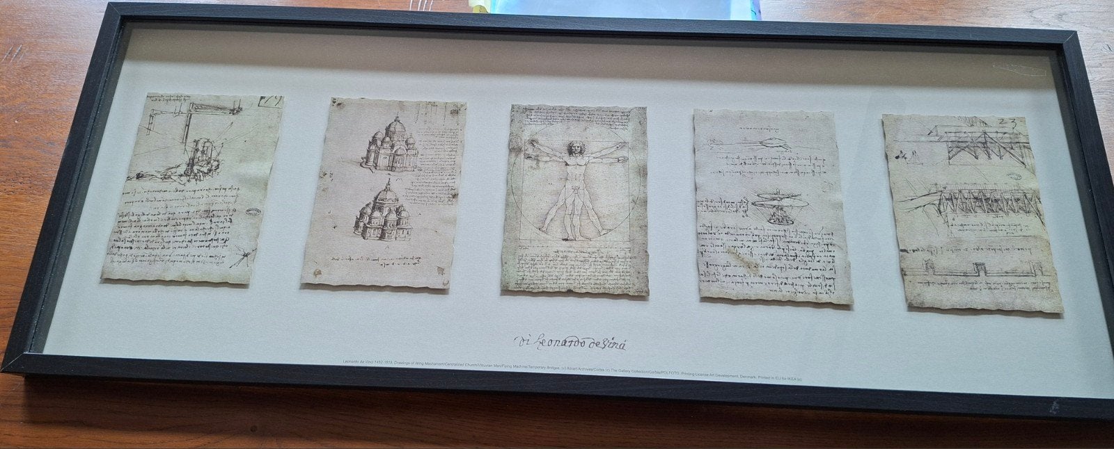 Kader Leonardo da Vinci ikea 1999, Antiek en Kunst, Antiek | Tin, Ophalen