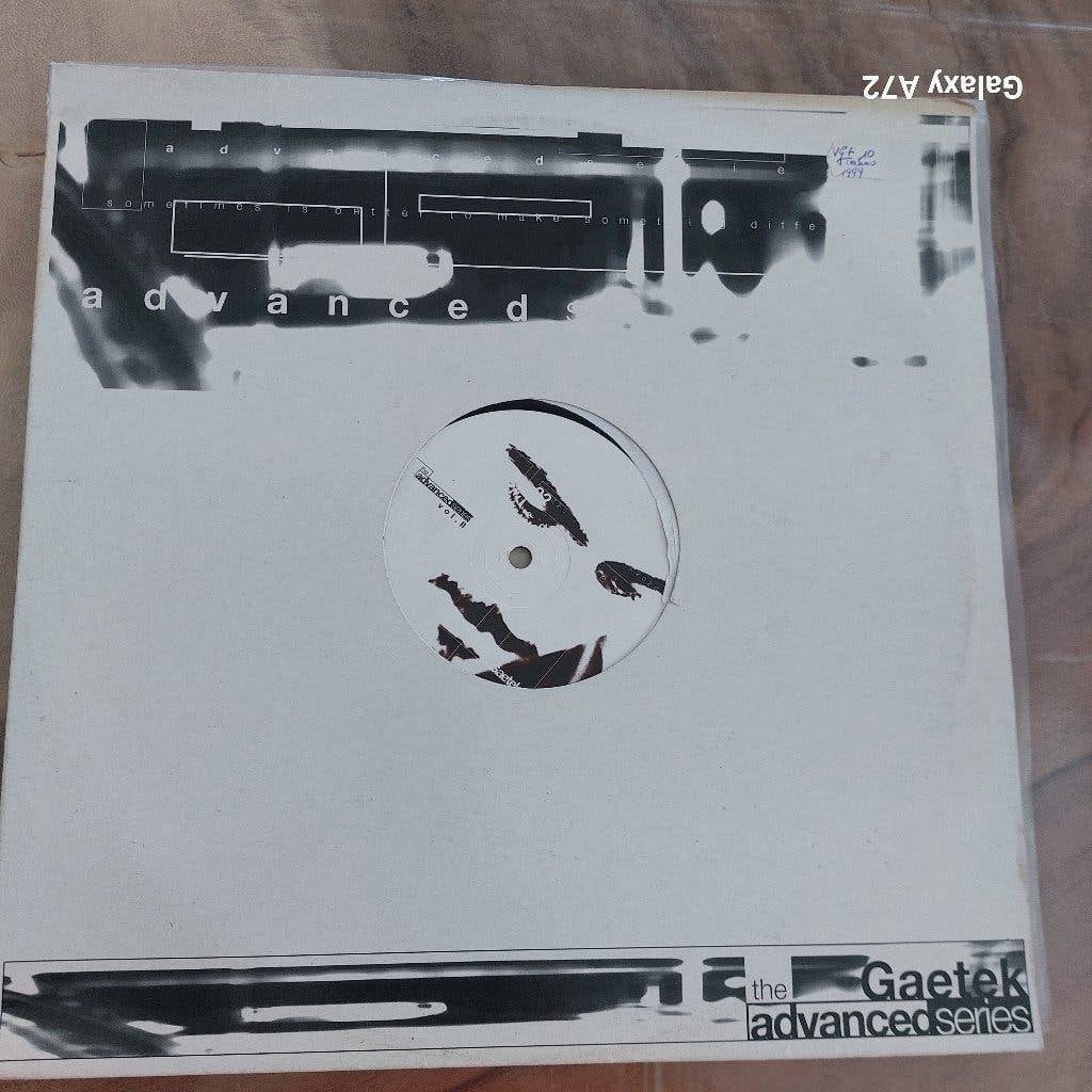 gaetek the advanced series vol 2  12 inch maxi, Cd's en Dvd's, Vinyl | Dance en House, Gebruikt, Ophalen of Verzenden, Techno