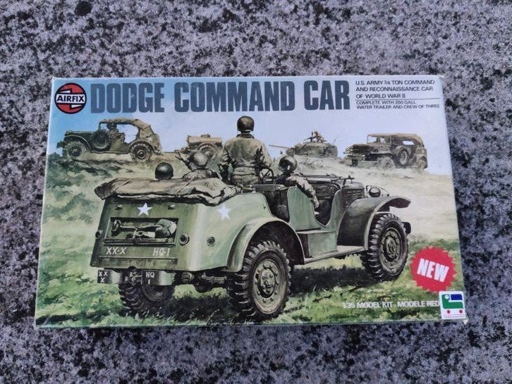 Voiture de commande Airfix Dodge vintage 1:35, Enlèvement