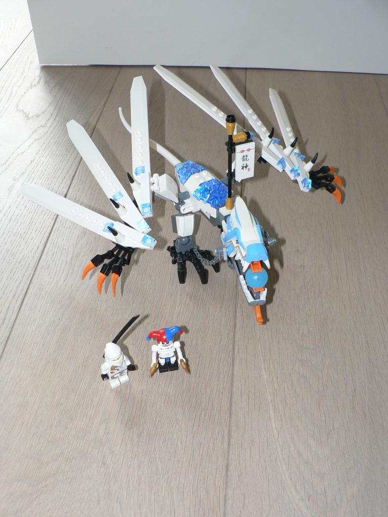 Lego Ninjago 2260 : L'attaque du dragon de glace, Enlèvement ou Envoi, Lego, Ensemble complet, Instructions incluses