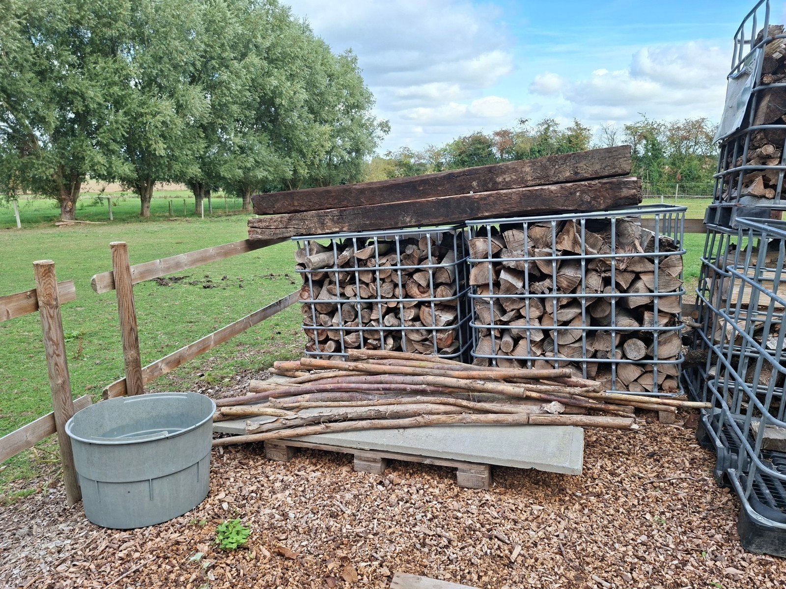 5m3 de Bois Chauffage, Jardin & Terrasse, Enlèvement, Hêtre