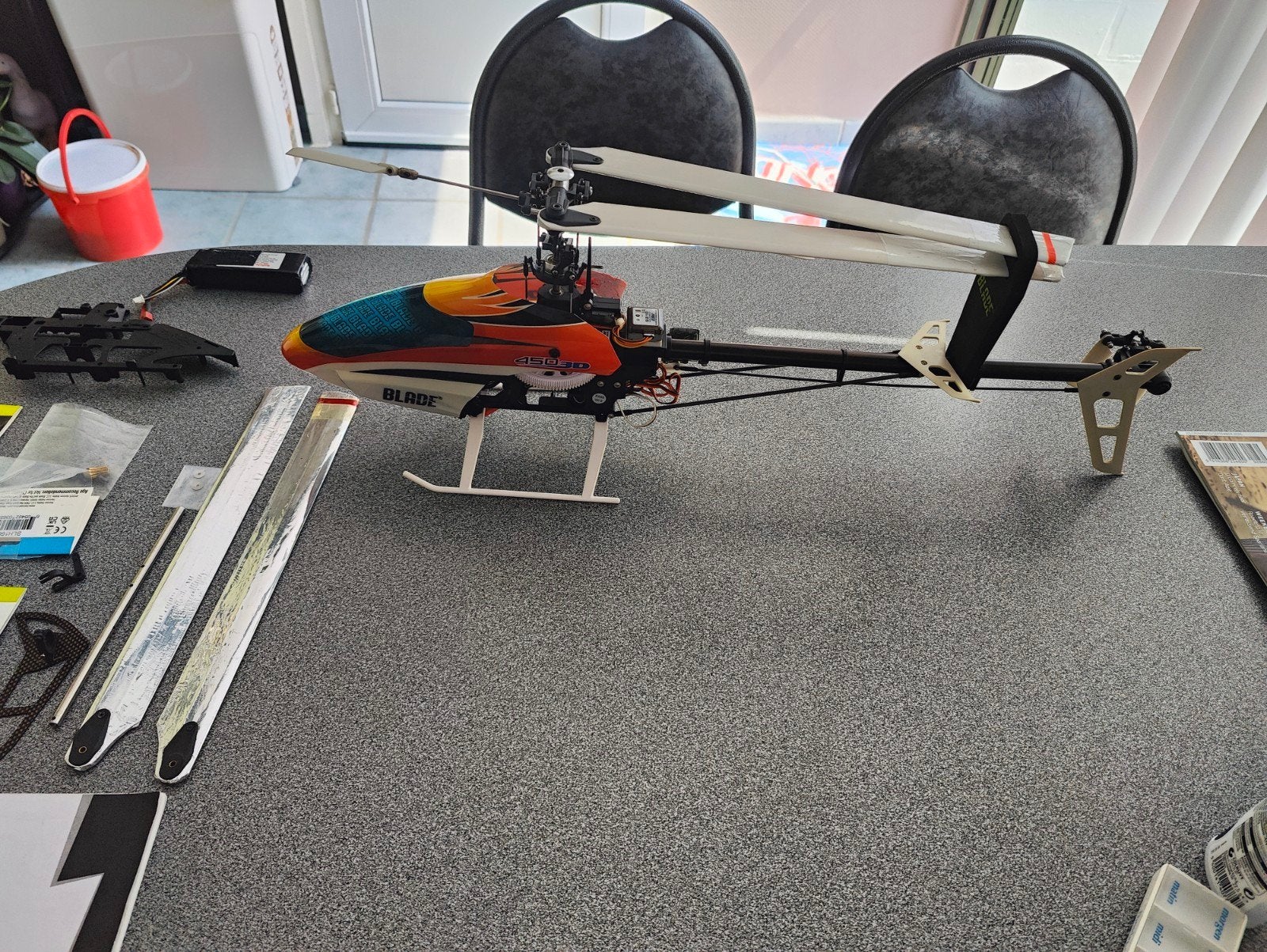 blade 450 3d bnf, Hobby & Loisirs créatifs, Enlèvement ou Envoi, Utilisé, Électro