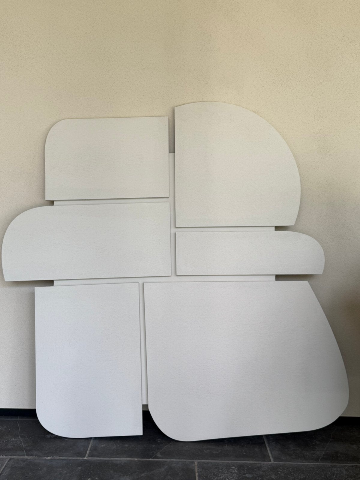 Wanddecoratie 3d kunstwerk beige, Ophalen
