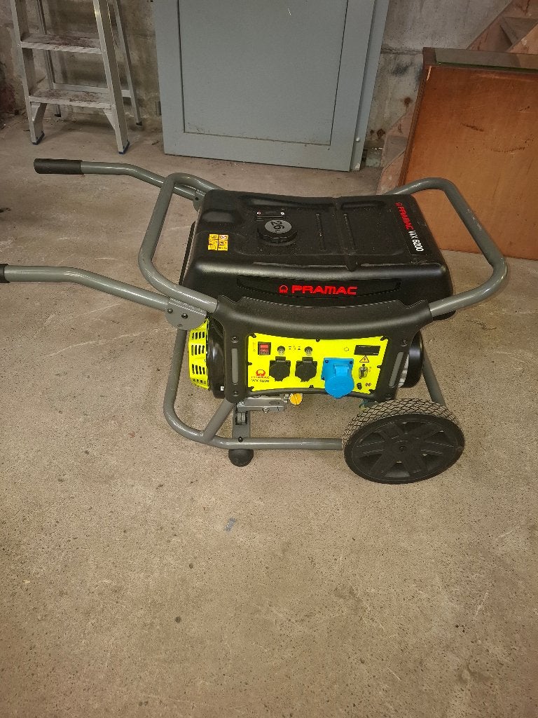 Generator  Pramac nieuw, Ophalen, Elektrisch startend, Benzine, Nieuw