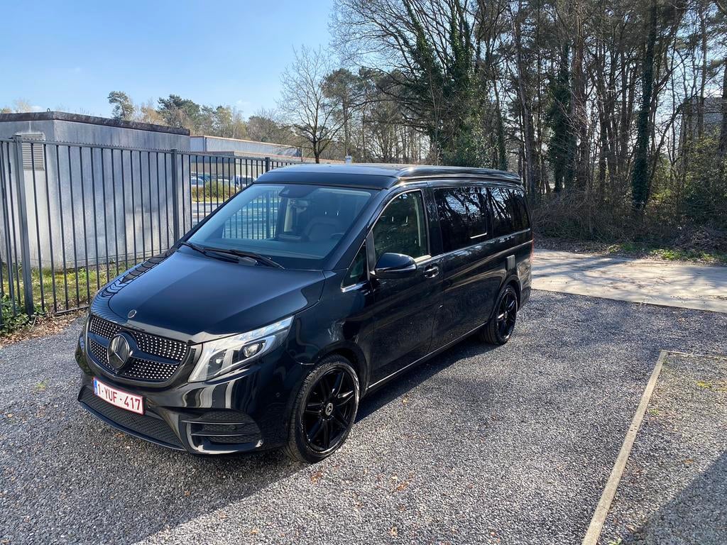 Mercedes Marco Polo V300, Auto's, Automaat, 4 cilinders, Zwart, Leder