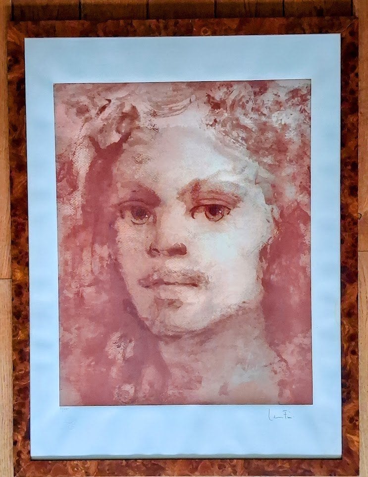 Leonor Fini - grande lithographie - Encadre/Dessiné, Antiquités & Art, Filigrane, Enlèvement ou Envoi, Personnages et figures fantastiques